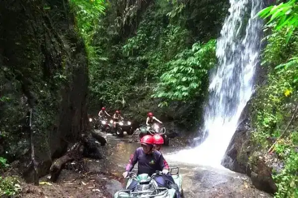 ATV muddy trail fun