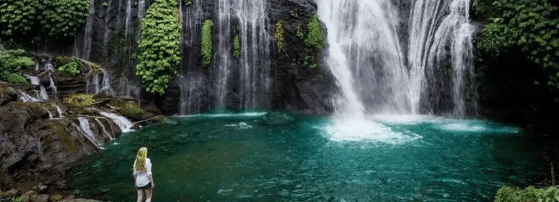 Banyumala Twin Waterfalls in Bali