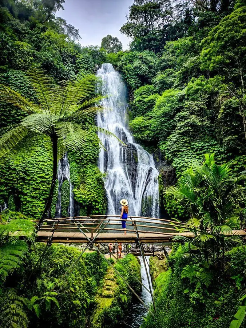 Munduk waterfall in North Bali