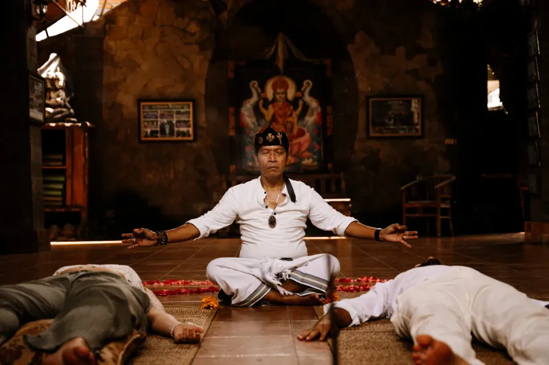 Healing in sacred temple