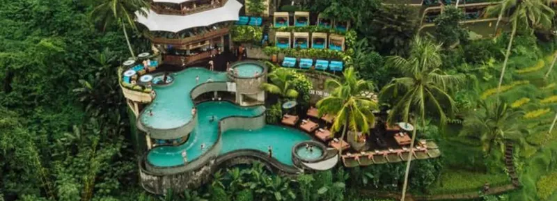 Cretya Ubud jungle club with infinity pool