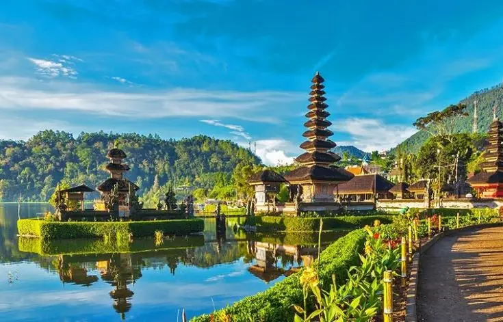 Beautiful Bali island scenery