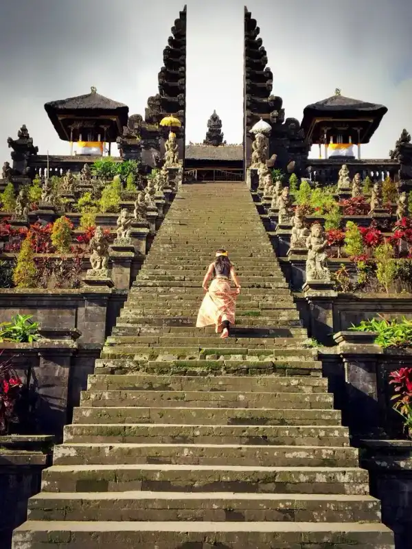 Besakih temple panorama